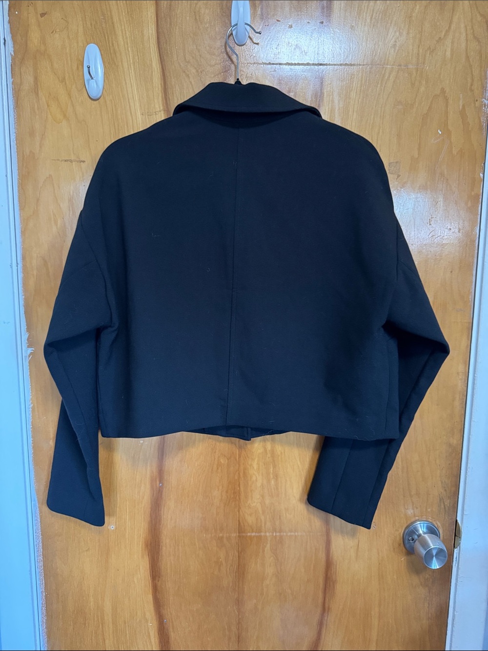 Express Black Cropped Utility Jacket - Picture 5 of 7